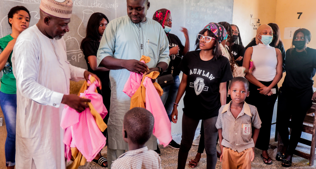 Law Students Donate Uniforms to Children in Yola